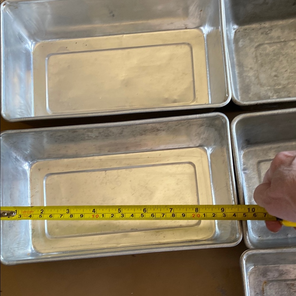 Set of 5 Silver Baking Pans - Picture 8 of 8
